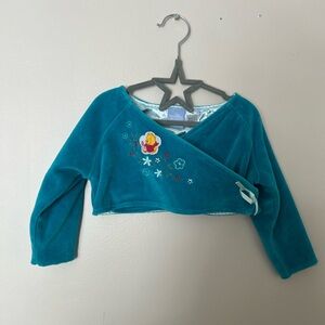 Disney Teal Wrap Cardigan Winnie the Pooh